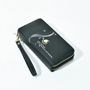 Double Zipper Wallet Women's Large Capacity Hand Bag