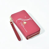 Double Zipper Wallet Women's Large Capacity Hand Bag
