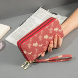 Double Zipper Wallet Women's Long High-Capacity Hand Bag