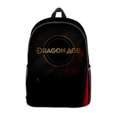 Dragon Age Dreadwolf Hot Game Backpack Student School Bag Unisex Daypack Zipper