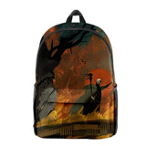 Dragon Age Dreadwolf Hot Game Backpack Student School Bag Unisex Daypack Zipper