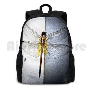 Outdoor Hiking Backpack Waterproof Camping Travel Dragonfly