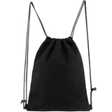 Drawstring Backpack Bag Shoulders 26 Letter Gym Portable Outdoor Bag