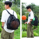 Drawstring Basketball Backpack Waterproof Outdoor Sports Bag
