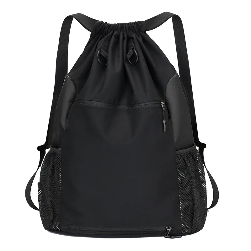 Drawstring Basketball Backpack Waterproof Outdoor Sports Bag