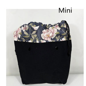 Colorful Print Lining Zipper Pocket for Mini Classic Obag