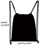 Drawstring Bag Backpack Portable Sports Bag Dance Backpack