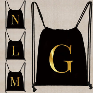 Drawstring Bag Backpack Portable Sports Bag Dance Backpack