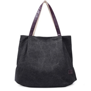Canvas Women Handbags Female Large Capacity Shoulder Bags