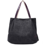 Canvas Women Handbags Female Large Capacity Shoulder Bags