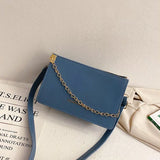 Women's Shoulder Bag Retro Mini Square Handbag with Chain