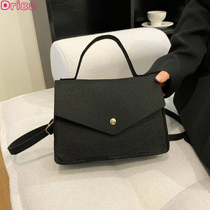 Solid Messenger Bags Horizontal Square Bags Non-woven Fabric Bags