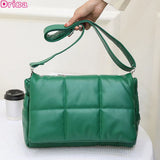 Women Shoulder Bags Crossbody Handbags High Texture Lattice Bags