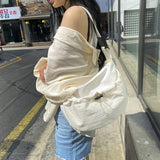 Women Shoulder Bags Solid Dumpling Crossbody Handbags Lady Large Capacity