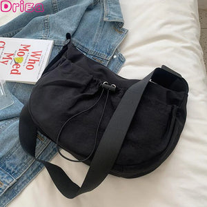 Women Shoulder Bags Solid Dumpling Crossbody Handbags Lady Large Capacity