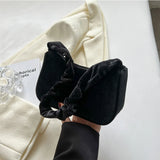 Autumn Winter Women Handbags Shoulder Bags Velvet Square Bags