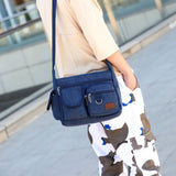 Canvas Shoulder Bags Solid Messenger Bags Travel Casual Bags