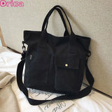 Canvas Women Handbags Shoulder Bags Tote Crossbody Bags Large Capacity