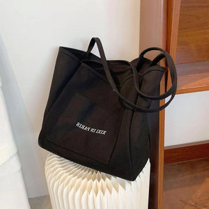 Casual Canvas Shoulder Bags Women Tote Handbags Large Capacity