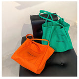 Casual Canvas Shoulder Bags Women Tote Handbags Large Capacity