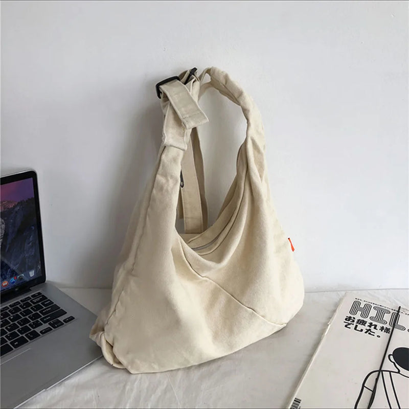 Casual Canvas Women Shoulder Bags Large Capacity Messenger Bags