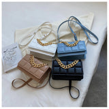 Rhombus Square Chain Shoulder Bags for Women