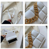 Rhombus Square Chain Shoulder Bags for Women