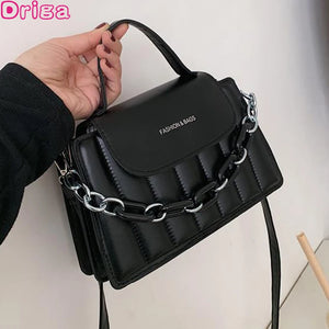 Square Crossbody Bags Chain Shoulder Bags High Pu Vertical Bags