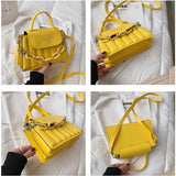 Square Crossbody Bags Chain Shoulder Bags High Pu Vertical Bags