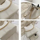 Embossed Bucket Bags Women Handbags Female Chain Shoulder Bags