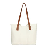 Plaid Stitch Tote Handbags Large Capacity Shoulder Bags