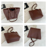 Plaid Stitch Tote Handbags Large Capacity Shoulder Bags