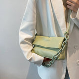 Cloud Handbags Totes Women Chain Underarm Shoulder Bags Pleated