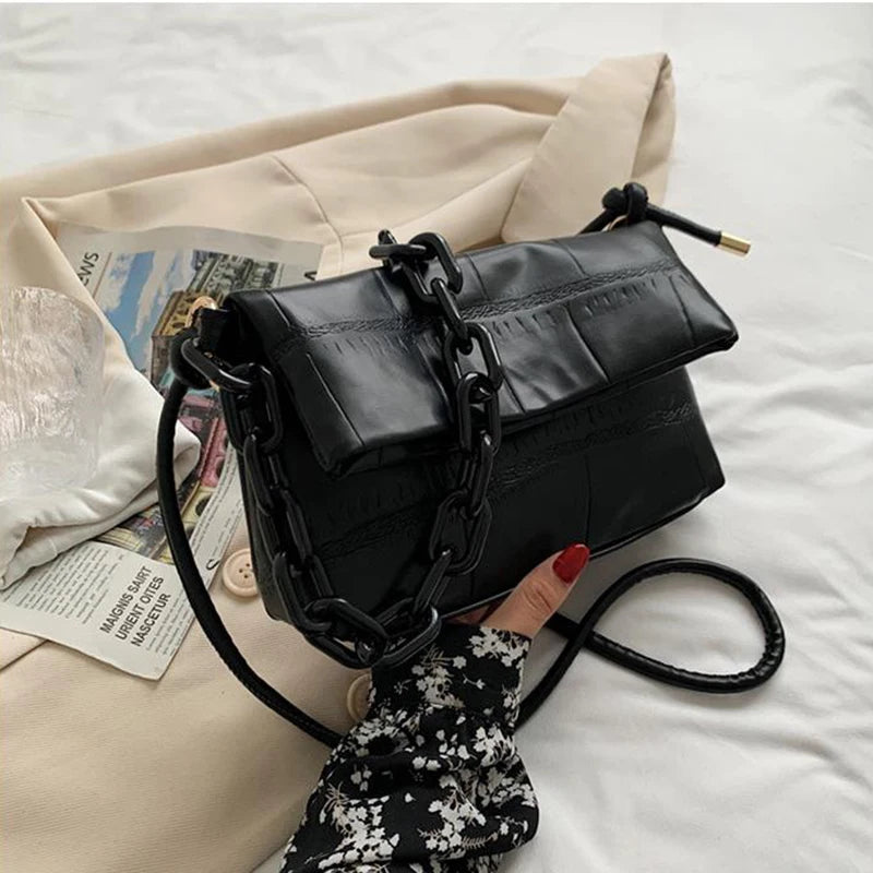 Cloud Handbags Totes Women Chain Underarm Shoulder Bags Pleated