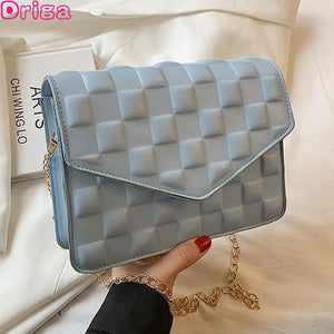 Mini Square Crossbody Bag Pu Leather Shoulder Bag for Women