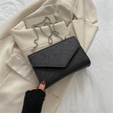 Sequins Square Shoulder Bags For Female Chain Crossbody Bags