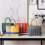 Driga Veget. Basket Shoulder Bags Women Travel Woven Handbags Female