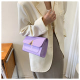 Women's Soft Leather Crossbody Square Shoulder Bag