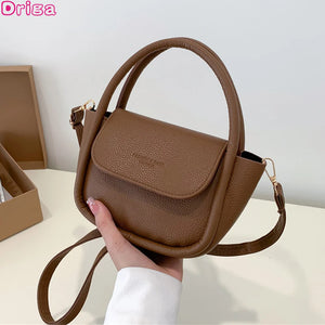 Soft Leather Shoulder Bags Vintage Crossbody Bags High Bags