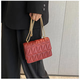 Chain Crossbody Bags Solid High Bag for Women