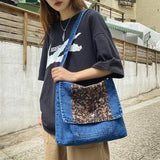 Cowboy Crossbody Bag Women Shoulder Handbag Tote High Purse Large Capacity