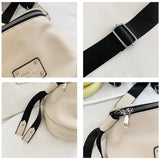 Women's Saddle Shoulder Bag Wide Strap Messenger Handbag