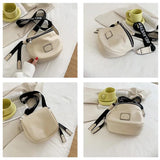Women's Saddle Shoulder Bag Wide Strap Messenger Handbag