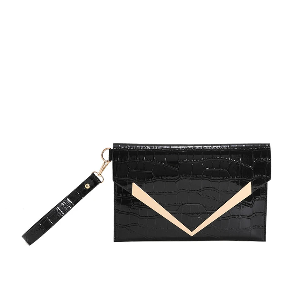 Stone Pattern Bags Solid Retro Horizontal Square Bags High Bags