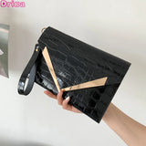 Stone Pattern Bags Solid Retro Horizontal Square Bags High Bags