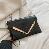 Stone Pattern Bags Solid Retro Horizontal Square Bags High Bags