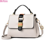 Women's Shoulder Crossbody Bag Square High PU Leather Bag