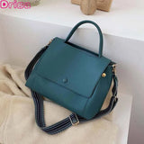 Large Capacity Women Handbags Texture Messenger Bags Solid Shoulder Bags