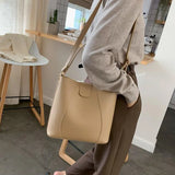 Large-capacity Bucket Shoulder Bag Female Handbags And Purses