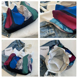 Large-capacity Canvas Handbags Women Hip-hop Shoulder Bags